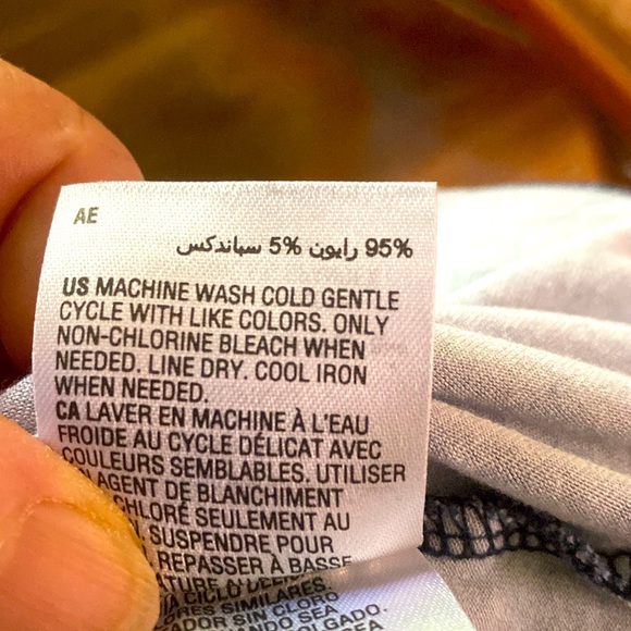 3/$15. JM Collection navy and white tunic top size PL - Picture 5 of 5